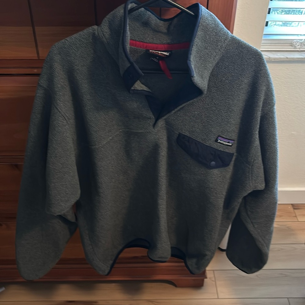 Patagonia synchilla fleece snap med